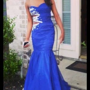 Royal Blue Beautiful Gown